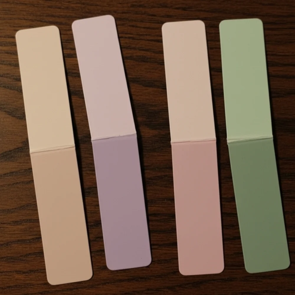 Set of Four Pastel Magnetic Bookmarks